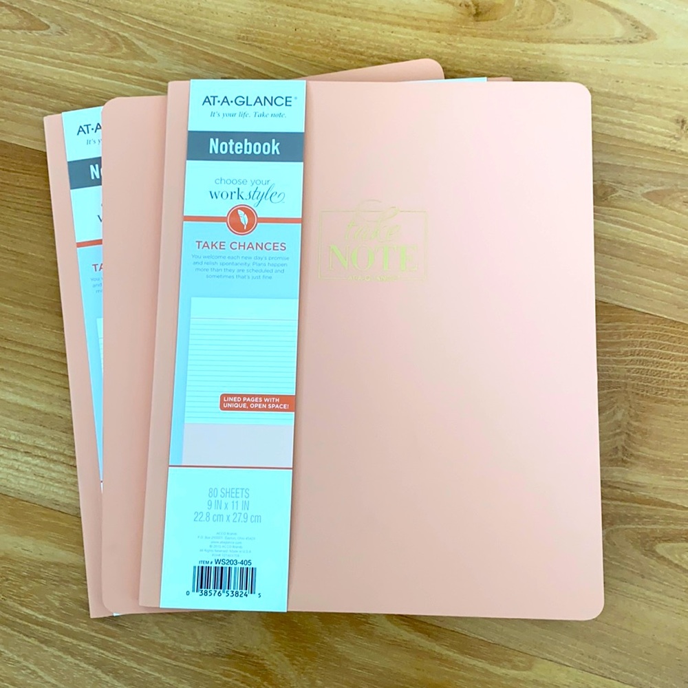 COPY - At A Glance 3 Notebooks